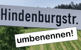 Hindenburgstrasse in Kernen umbenennen